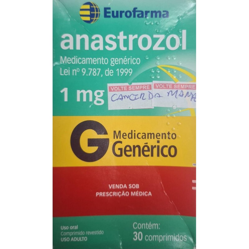 Anastrozol 1mg - 30 Cápsulas